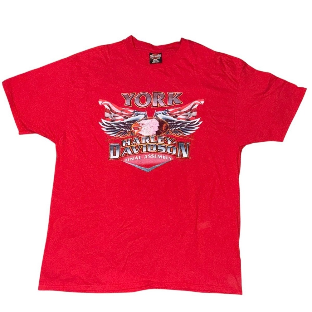 Vintage 1999 Harley-Davidson York PA Final Assembly T-Shirt XXL USA